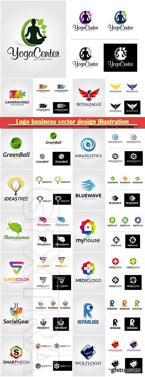 Logo business vector design illustration # 117