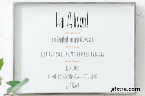 Hai Allison Fun Display Font