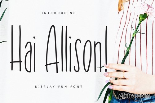 Hai Allison Fun Display Font