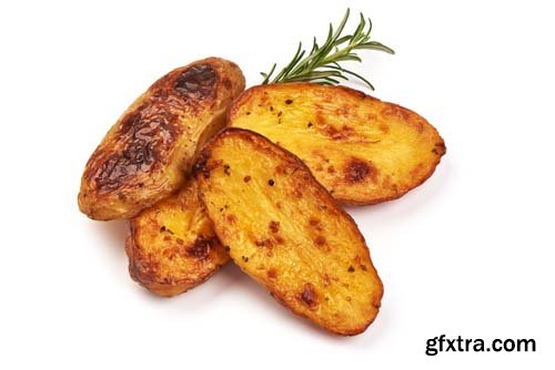 Baked Potatoes Isolated - 8xJPGs