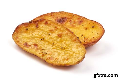 Baked Potatoes Isolated - 8xJPGs