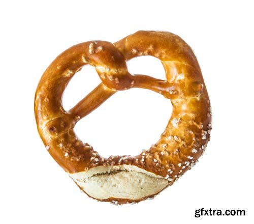 Bavarian Pretzel Isolated - 7xJPGs