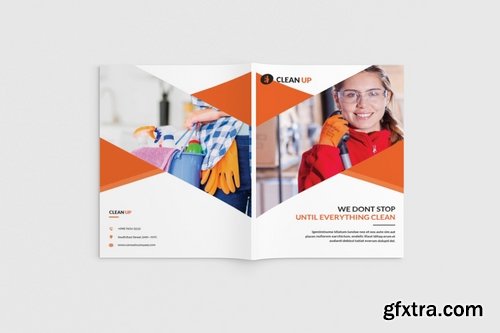 Cleancore - A4 Cleaning Service Brochure Template