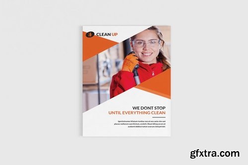 Cleancore - A4 Cleaning Service Brochure Template