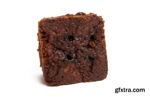 Brownie Cake Isolated - 8xJPGs