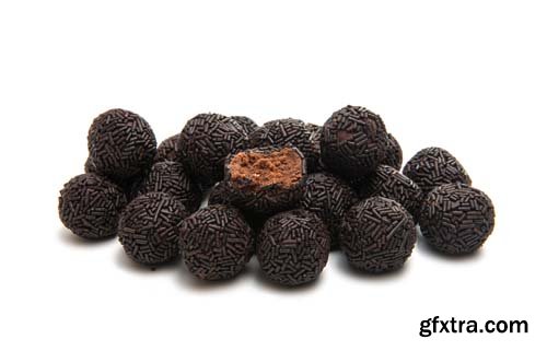 Chocolate Truffle Isolated - 15xJPGs