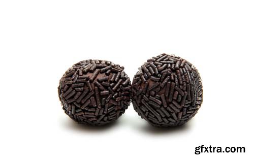 Chocolate Truffle Isolated - 15xJPGs