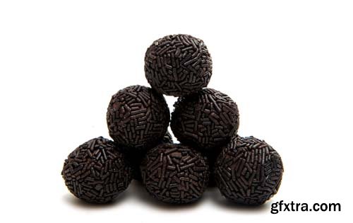 Chocolate Truffle Isolated - 15xJPGs