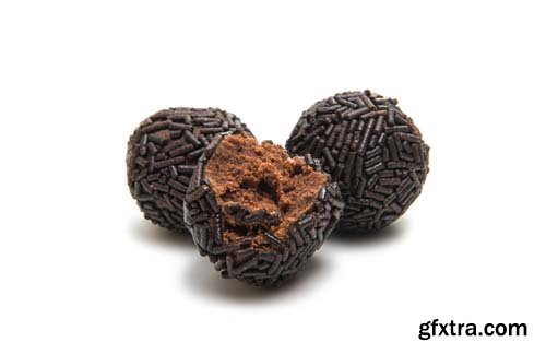 Chocolate Truffle Isolated - 15xJPGs