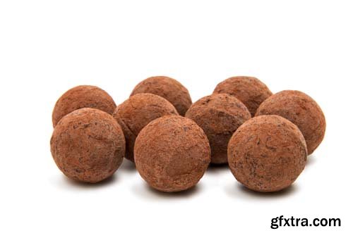 Chocolate Truffle Isolated - 15xJPGs