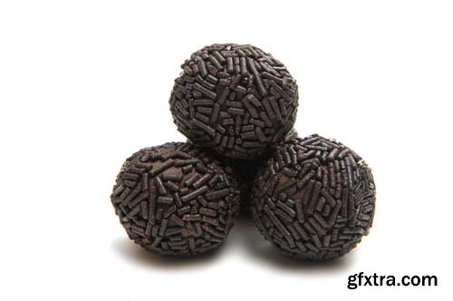 Chocolate Truffle Isolated - 15xJPGs