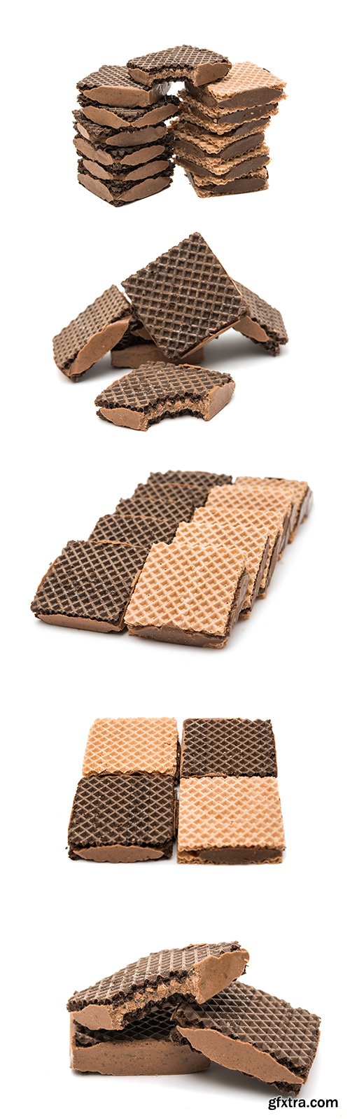 Chocolate Wafer Isolated - 15xJPGs