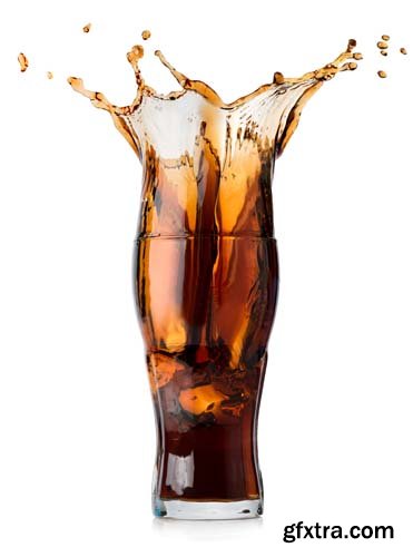 Cola In Glass Isolated - 11xJPGs