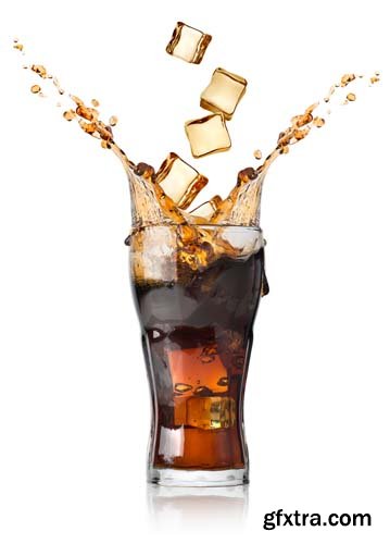 Cola In Glass Isolated - 11xJPGs