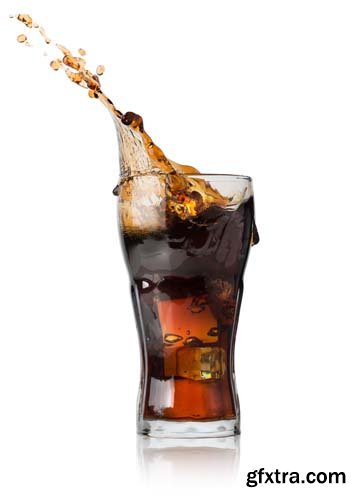 Cola In Glass Isolated - 11xJPGs