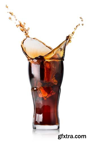 Cola In Glass Isolated - 11xJPGs