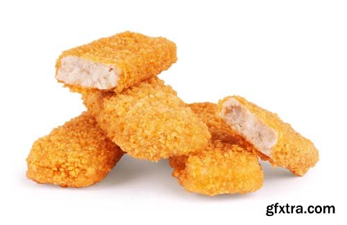 Crispy Fish Fingers Isolated - 9xJPGs