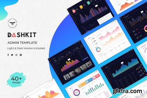 Dashkit - Admin Dashboard PSD Template