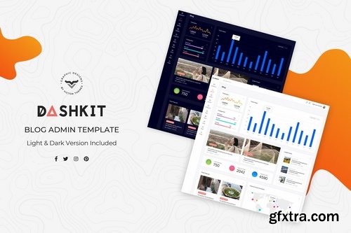 Blog Admin Dashboard UI Kit