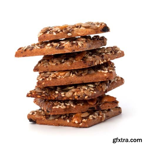 Homemade Nut Cookies Isolated - 10xJPGs