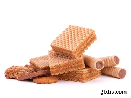 Honeycomb Waffles Isolated - 20xJPGs