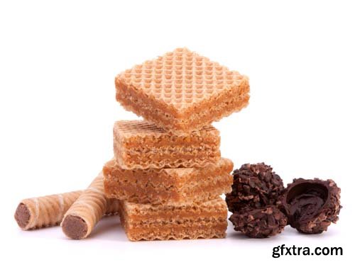 Honeycomb Waffles Isolated - 20xJPGs