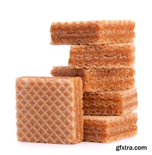 Honeycomb Waffles Isolated - 20xJPGs