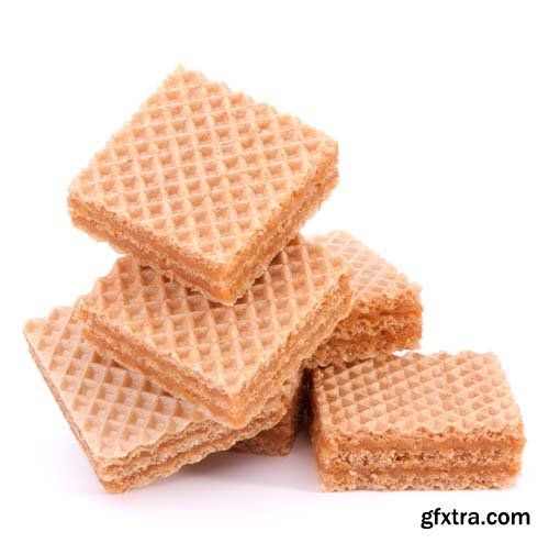 Honeycomb Waffles Isolated - 20xJPGs