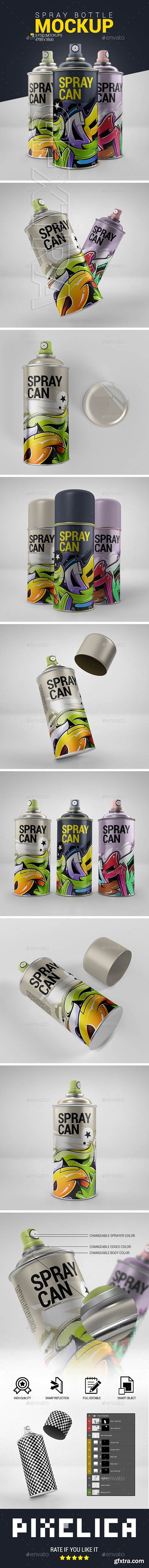 GraphicRiver - Spray Can Mockup 23789207