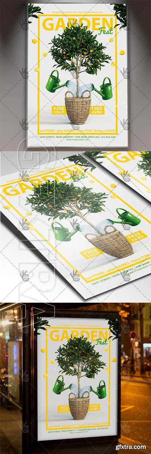 GARDEN FESTIVAL – PREMIUM FLYER PSD TEMPLATE