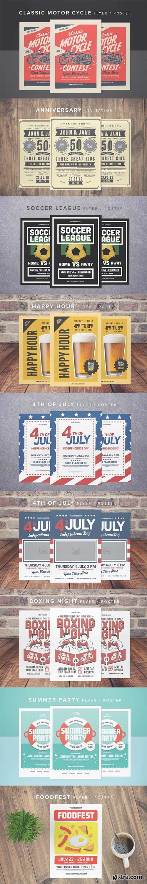 11 Flyer Templates Pack