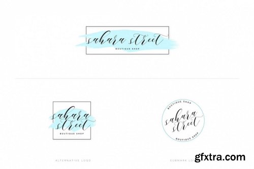 MightyDeals 600+ Premade Branding Logos & Textures with Ladyboss