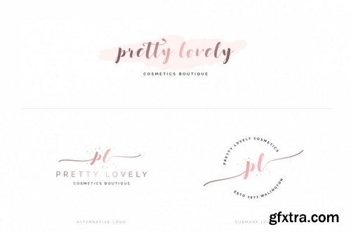 MightyDeals 600+ Premade Branding Logos & Textures with Ladyboss