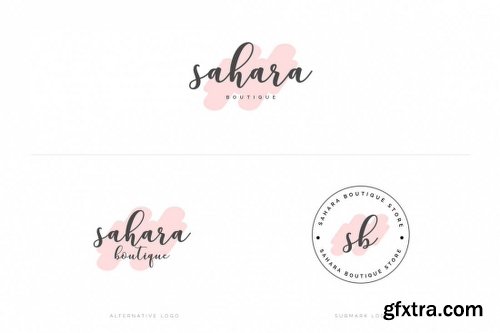 MightyDeals 600+ Premade Branding Logos & Textures with Ladyboss