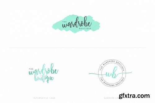 MightyDeals 600+ Premade Branding Logos & Textures with Ladyboss