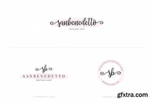 MightyDeals 600+ Premade Branding Logos & Textures with Ladyboss