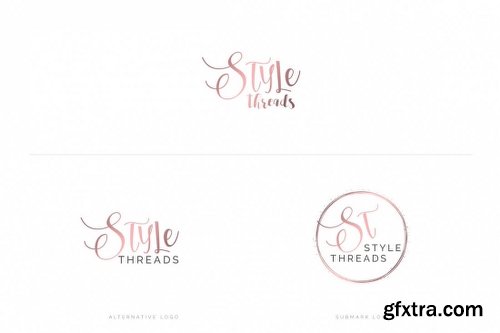 MightyDeals 600+ Premade Branding Logos & Textures with Ladyboss