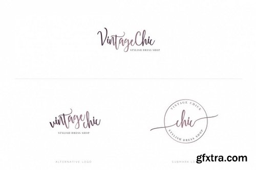 MightyDeals 600+ Premade Branding Logos & Textures with Ladyboss