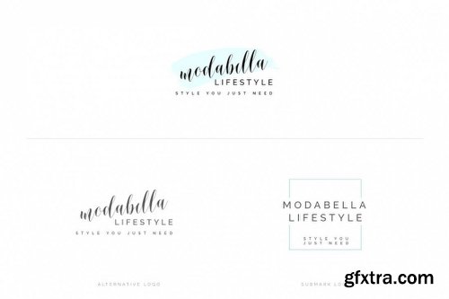 MightyDeals 600+ Premade Branding Logos & Textures with Ladyboss