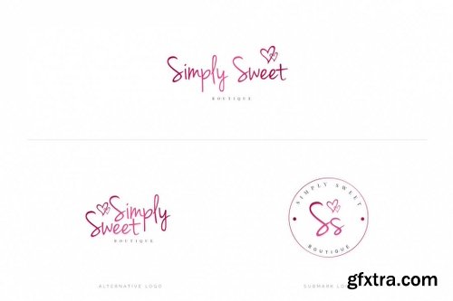 MightyDeals 600+ Premade Branding Logos & Textures with Ladyboss