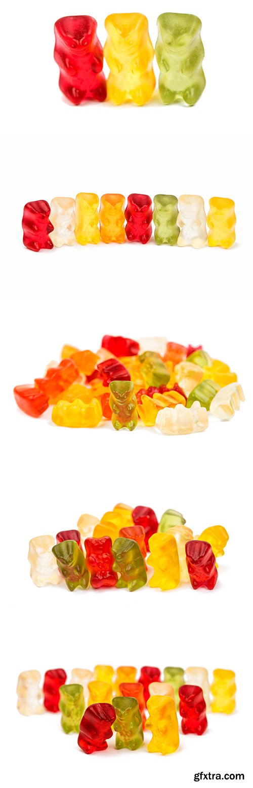 Jelly Bears-2 Isolated - 13xJPGs