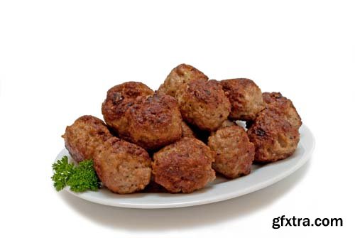 Meatball Isolated - 6xJPGs