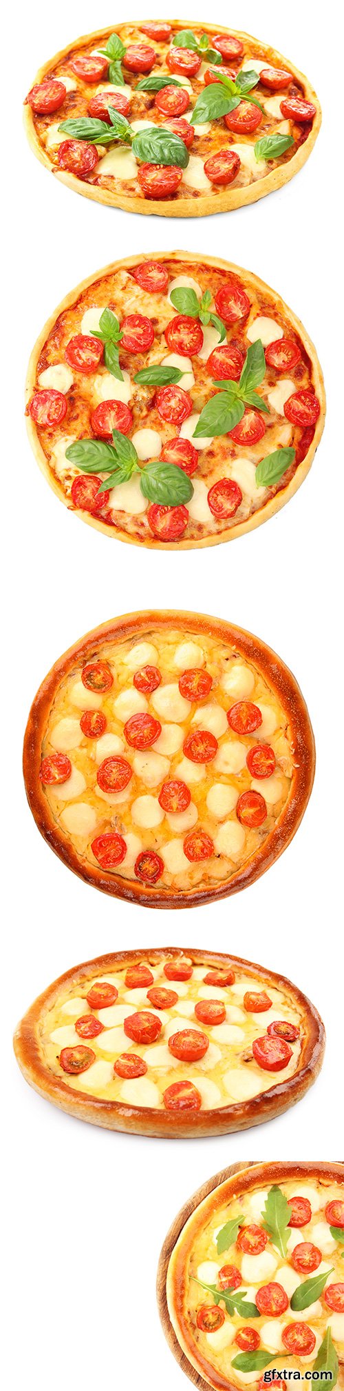 Pizza Margherita Isolated - 11xJPGs