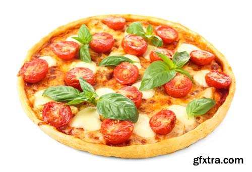 Pizza Margherita Isolated - 11xJPGs