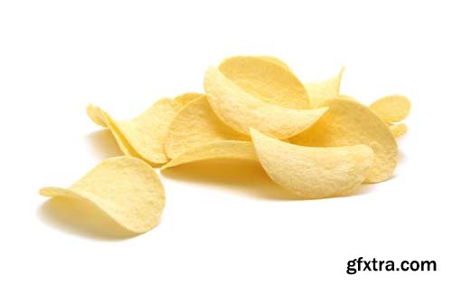 Potato Chips Isolated - 10xJPGs