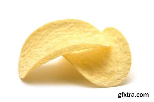 Potato Chips Isolated - 10xJPGs