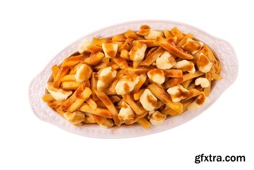 Poutine Isolated - 8xJPGs