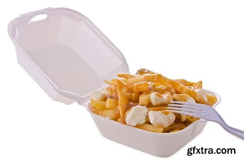 Poutine Isolated - 8xJPGs