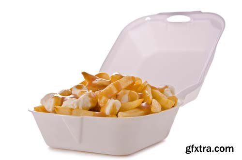 Poutine Isolated - 8xJPGs