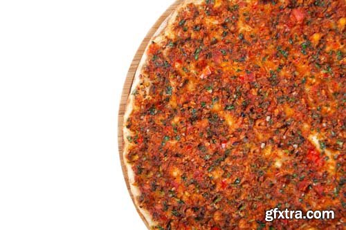 Turkish Pizza Lahmacun Isolated - 15xJPGs